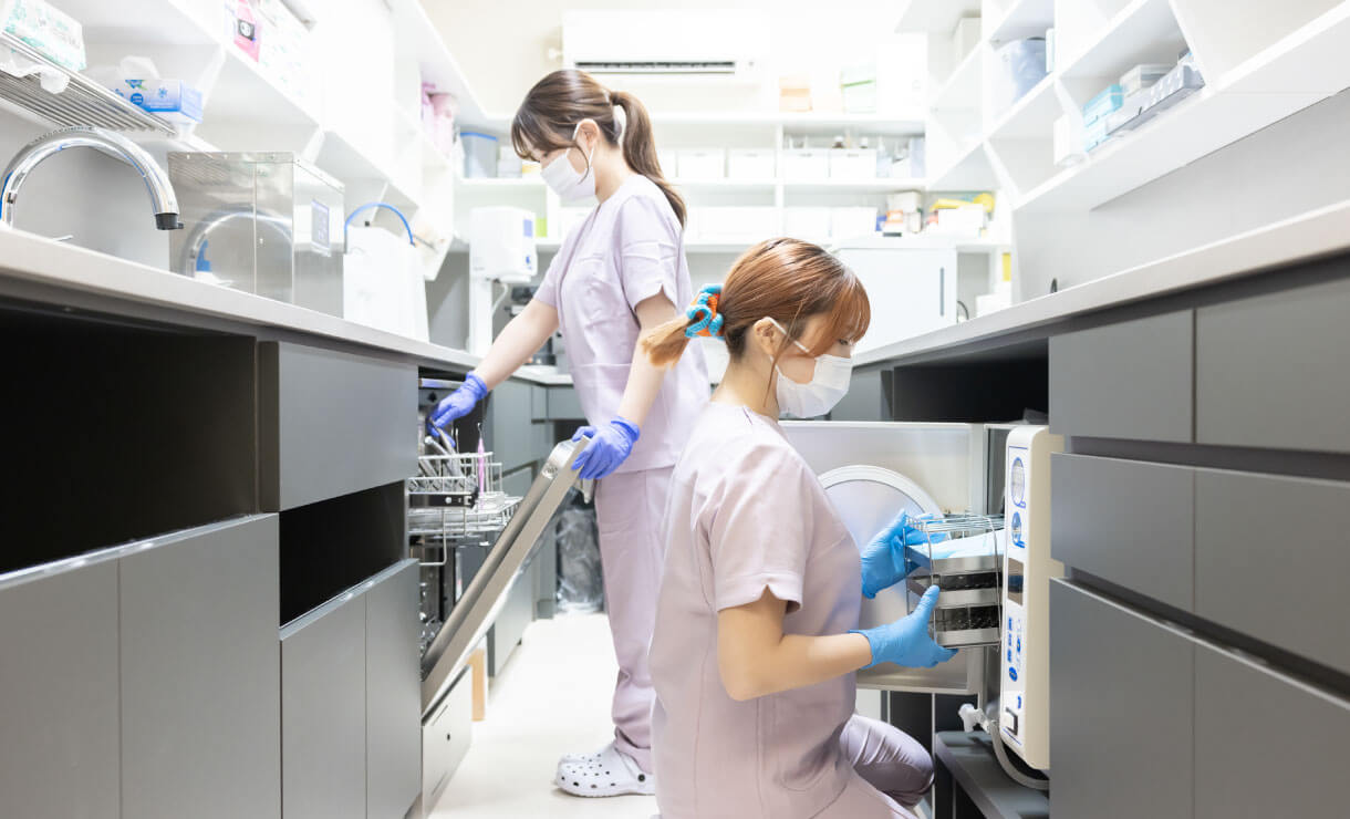 滅菌・消毒コーナー